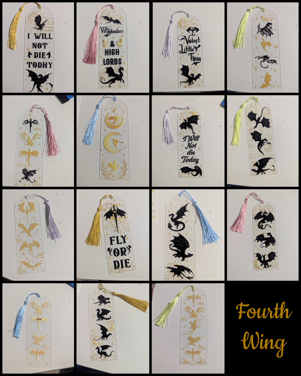 Fourth Wing Books Marks (Limited Edition!)