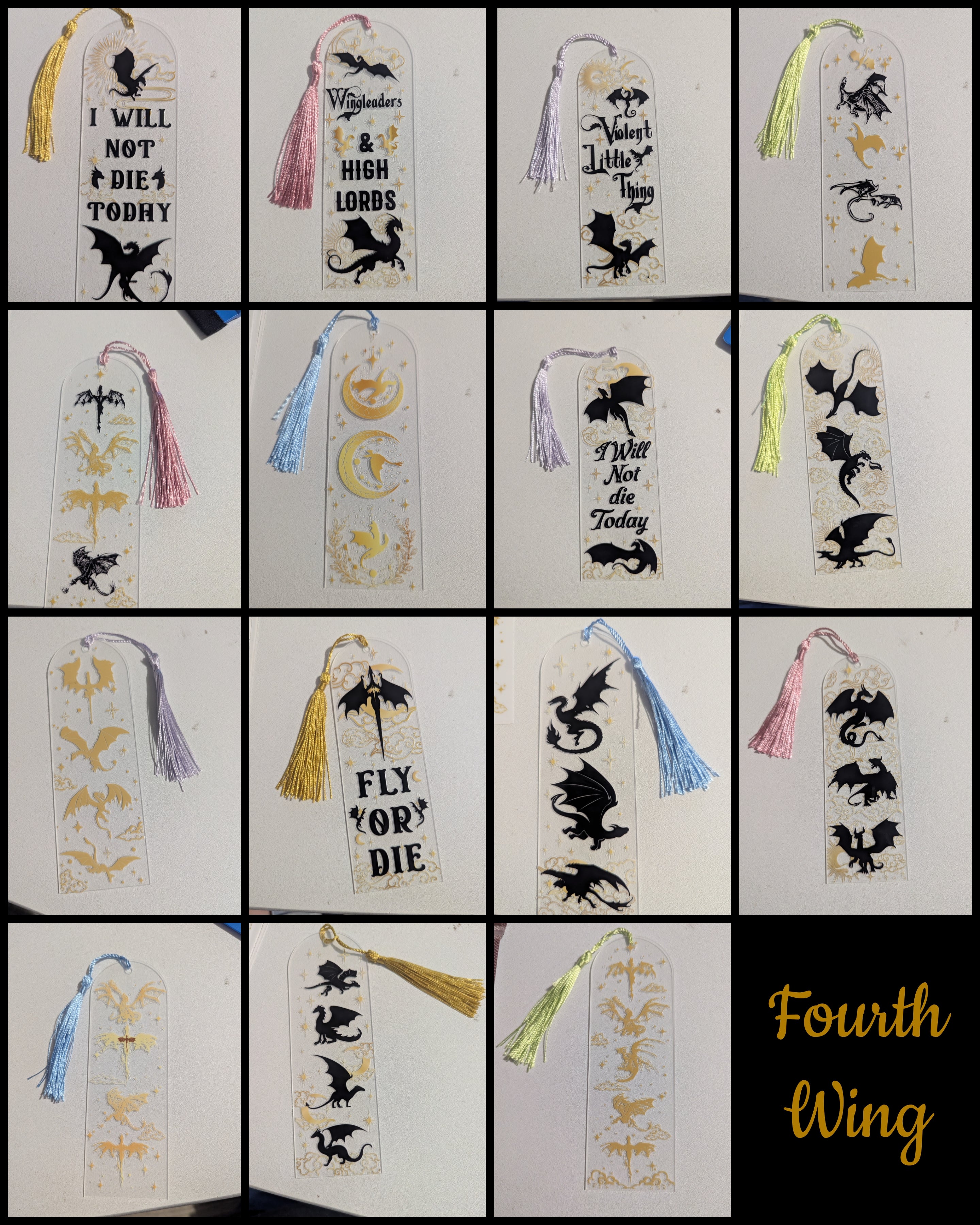 Fourth Wing Books Marks (Limited Edition!)