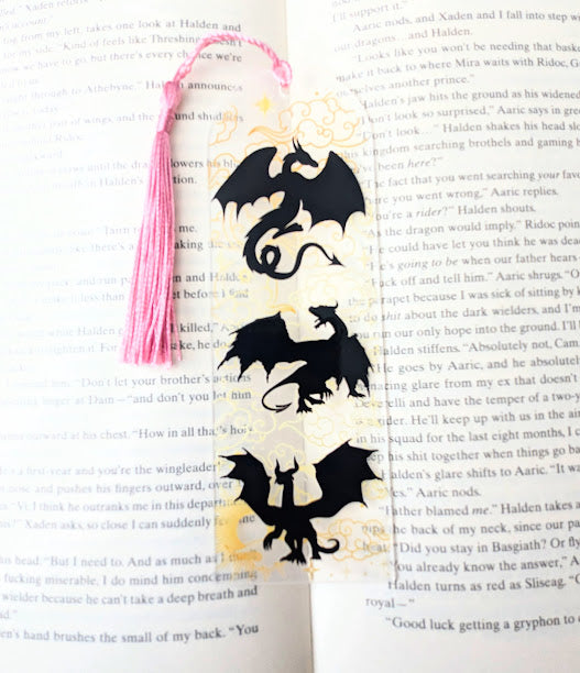 Fourth Wing Three Black Dragons 1 Bookmark