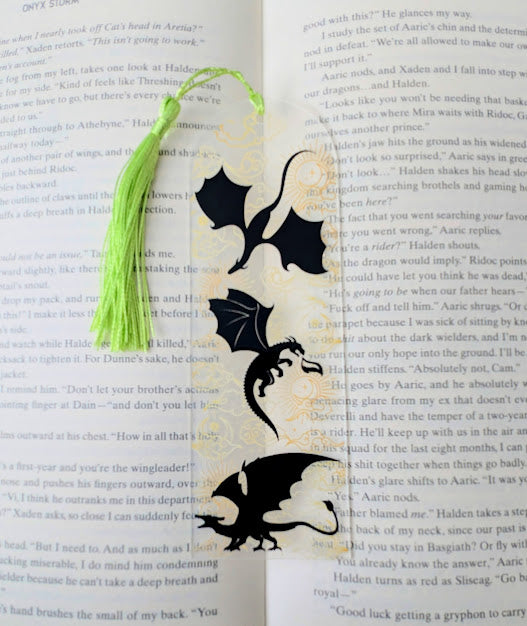 Fourth Wing Three Black Dragons 2 Bookmark